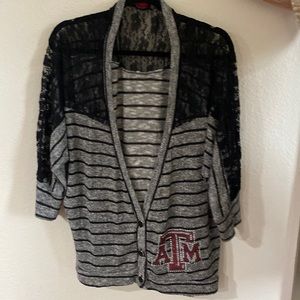 Texas A&M rhinestone logo Cardigan